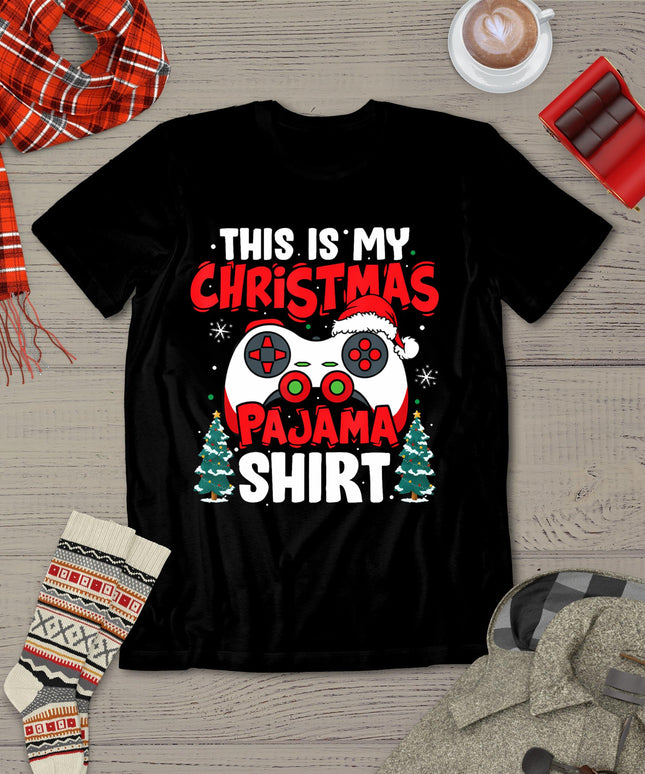 This Is My Christmas Pajama Video Game Gamer Boys Teens T-Shirt