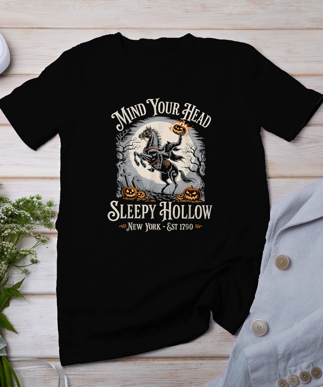 Vintage Mind Your Head Sleepy Hollow Headless Horseman T-Shirt