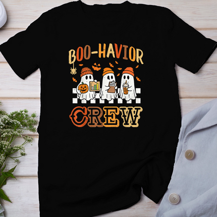 Halloween Boo Havior Crew Behavior ABA Costume Men Women T-Shirt