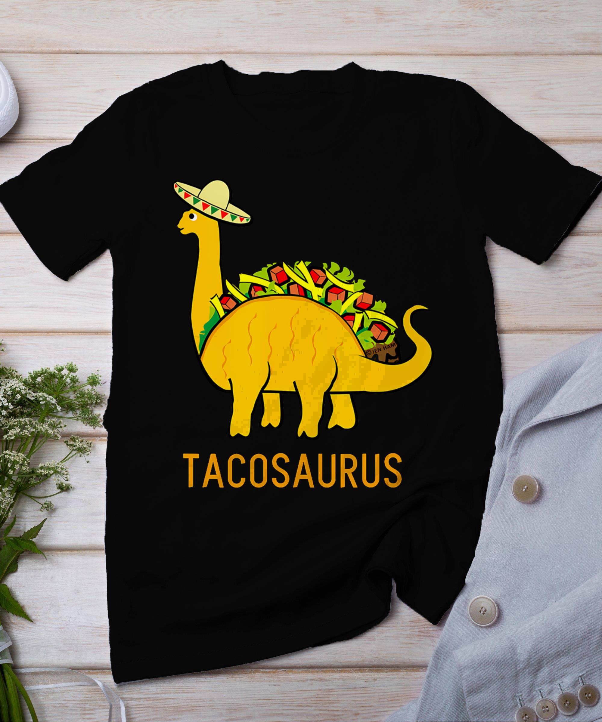 Tacosaurus Cinco De Mayo Shirt Funny Taco Dinosaur T-Shirt