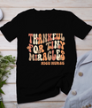 Retro Thankful For Tiny Miracles Thanksgiving Nicu Nurse T-Shirt