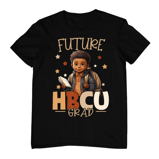 Future Hbcu Graduate Afro Black Boy College Graduation Kids T-Shirt