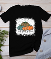 Bleached Leopard Pumpkin Autumn Its Fall Yall Thanksgiving T-Shirt