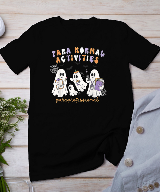 Paraprofessional Halloween Teacher para Normal Activities T-Shirt