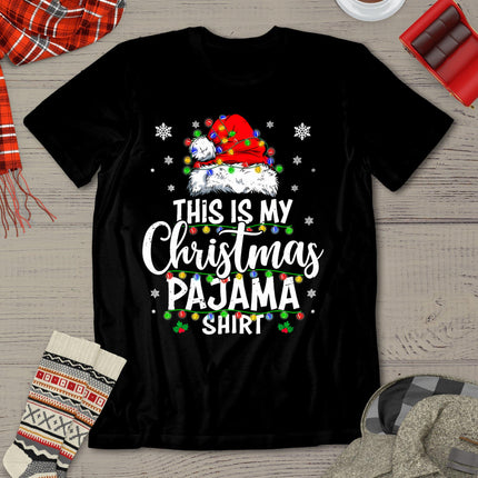 This Is My Christmas Pajama Shirt Lights Men Women Kid T-Shirt