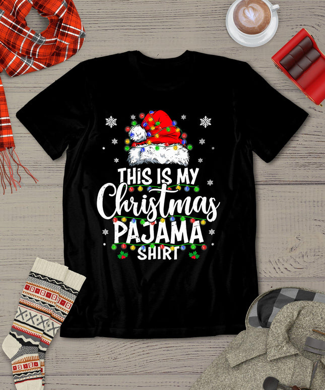 This Is My Christmas Pajama Shirt Lights Men Women Kid T-Shirt
