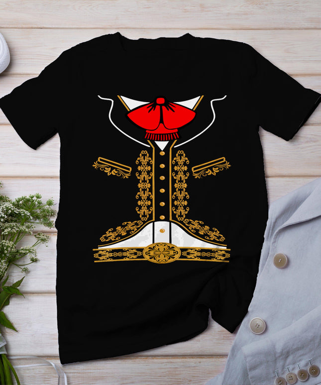 Mariachi Charro Mexican Costume For Cinco De Mayo Halloween T-Shirt