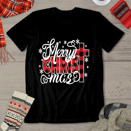 Merry Christ Mas Christian Jesus Christmas Pjs Xmas Pajamas T-Shirt