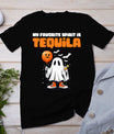 Funny My Favorite Spirit Is Tequila Spooky Halloween Ghost T-Shirt