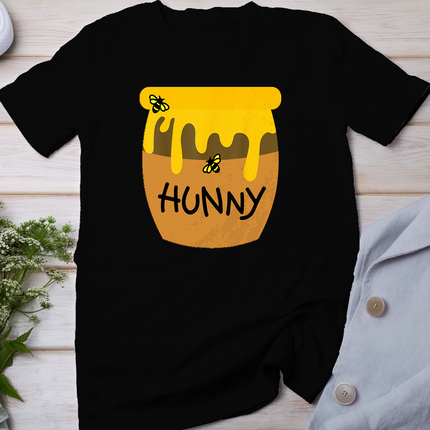 Cute Hunny Pot Halloween Funny Cartoon Honey Jar Look T-Shirt