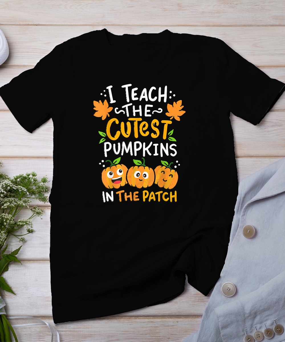 Halloween Pre-K Teacher Cutest Pumpkins Gift T-Shirt