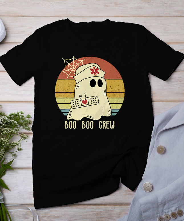 Boo Boo Crew Nurse Shirts Halloween Nurse Shirts For Women T-Shirt
