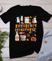 Emergency Department Funny Er Nurse Halloween Spooky Season T-Shirt