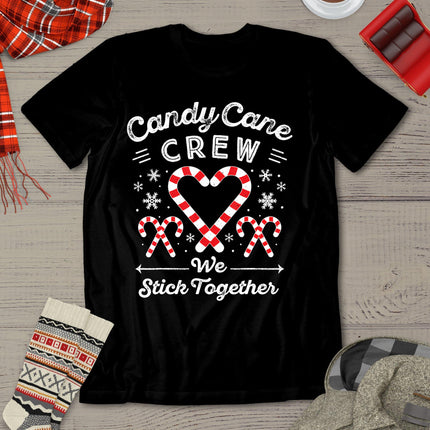 Christmas Candy Cane Heart Holiday Family Matching Pajama Pj T-Shirt