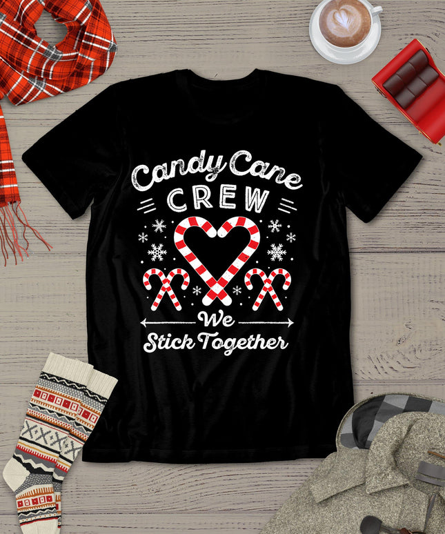Christmas Candy Cane Heart Holiday Family Matching Pajama Pj T-Shirt