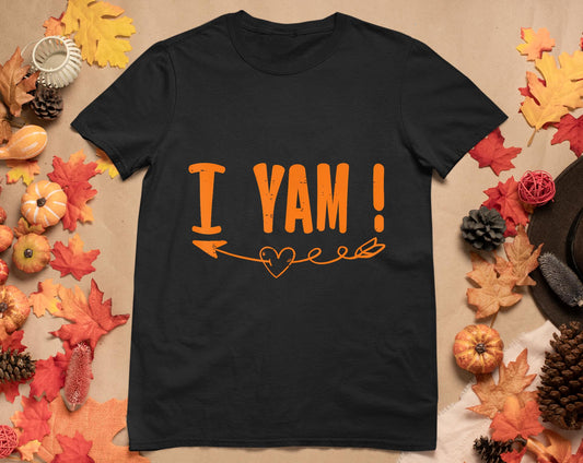 Thanksgiving Matching Couple She's My Sweet Potato I Yam T-Shirt