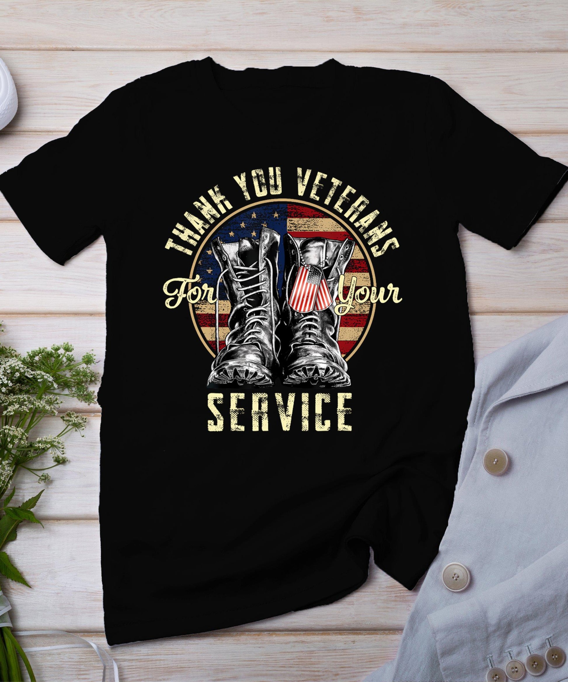 Thank You Veterans For Your Service Veterans Day T-Shirt