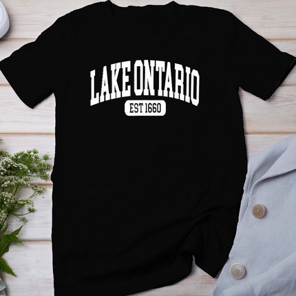 Vintage Lake Ontario Est 1660 American Patriot Men Women T-Shirt