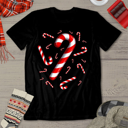 Candy Cane Merry And Bright Red And White Candy Costume T-Shirt