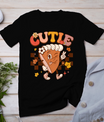 Groovy Retro Pumpkin Pie Cutie Thanksgiving Pie Dinner T-Shirt