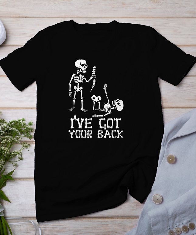 Halloween Skeletons Ive Got Your Back Costume Men Women Kids T-Shirt