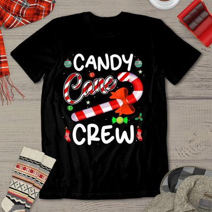 Candy Cane Crew Funny Christmas Candy Lover X-Mas Gifts T-Shirt