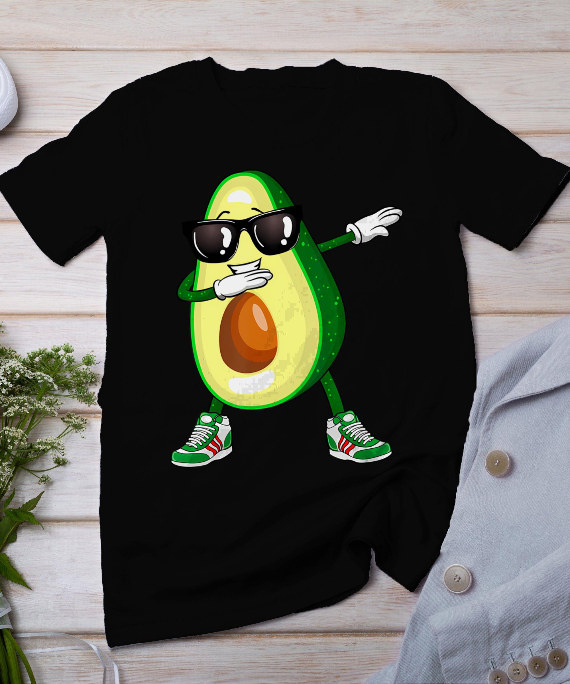 Dabbing Avocado Shirt Funny Vegan Food Lover Tee Kids Women T-Shirt