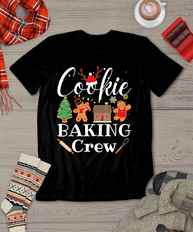 Christmas Cookie Baking Crew Family Baking Team Funny Cookie T-Shirt