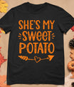 Thanksgiving Matching Couples She's My Sweet Potato I Yam T-Shirt