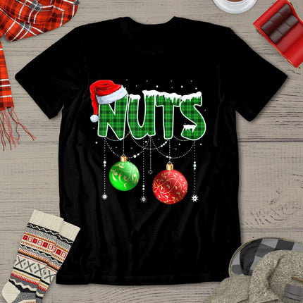 Chestnuts Matching Family Funny Chest Nuts Christmas Couples T-Shirt