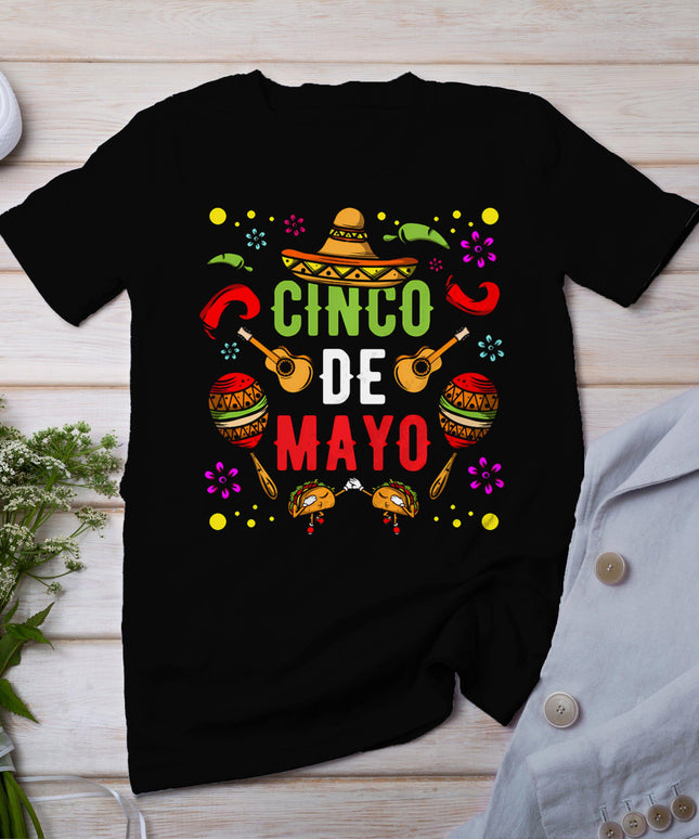 Fiesta Cinco De Mayo - Taco Mexican Cinco De Mayo T-Shirt