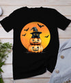 Halloween Cat Black Cat Halloween Scary Cat Angry Cat Funny T-Shirt