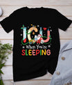 Icu When You're Sleeping Funny Icu Nurse Christmas Nursing T-Shirt