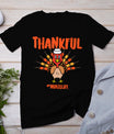 Thankful Turkey Nurse Life Cute Thanksgiving Scrub Top Fall T-Shirt