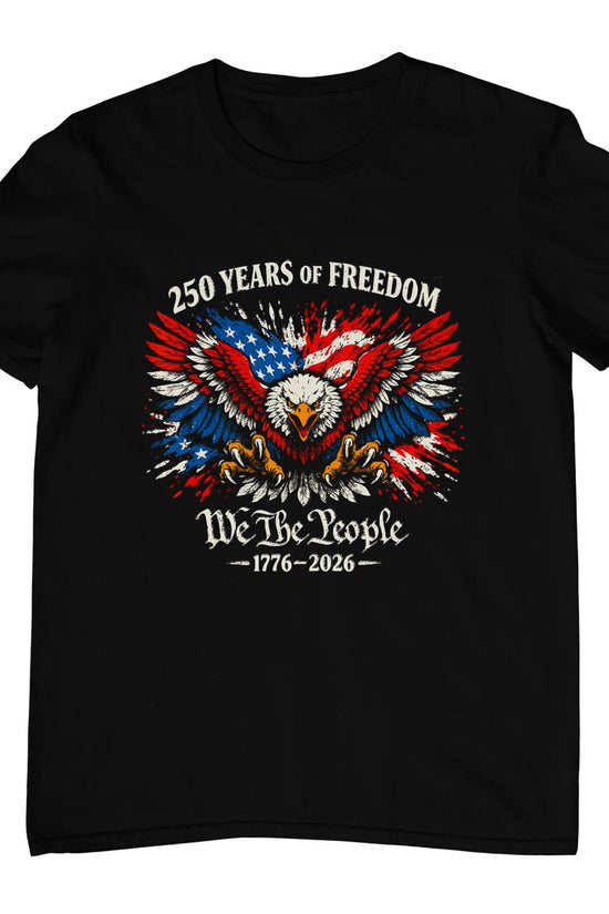 1776-2026 250th Anniversary Usa 250 Years Of Freedom Eagle T-Shirt