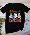 Halloween Intensive Care Scare Unit Ghost Nurse Icu Nursing T-Shirt