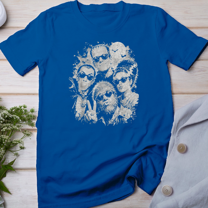Vintage 90s Halloween Frankenstein Monsters Selfie Lovers T-Shirt
