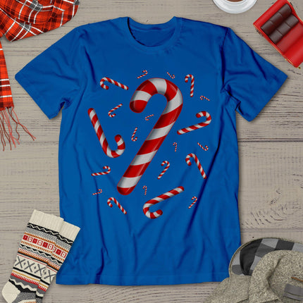 Candy Cane Merry And Bright Red And White Candy Costume T-Shirt