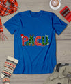 Buffalo Plaid Pacu Nurse Christmas Tree Santa Xmas Pajama T-Shirt