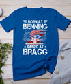 Born At Ft Benning Raised Fort Bragg Airborne Veterans Day T-Shirt