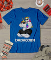 Dadacorn - Unicorn Dad And Baby Christmas Papa Father's Day T-Shirt