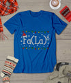 Fa (La)8 Funny Christmas Santa Fa La Math Teacher Student T-Shirt