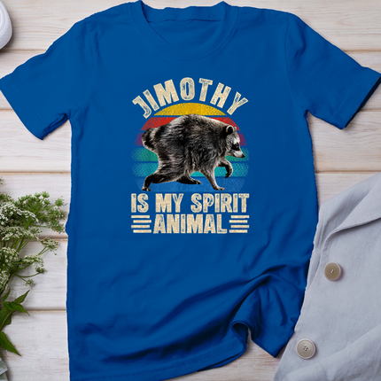 Vintage Jimothy Raccoon is My Spirit Animal Raccoon Meme T-Shirt