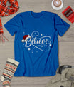 Christmas Shirt - Believe Santa Claus Believe Christmas Kids T-Shirt