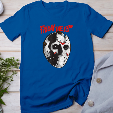 Friday The 13th Halloween Design Mask Art T-Shirt