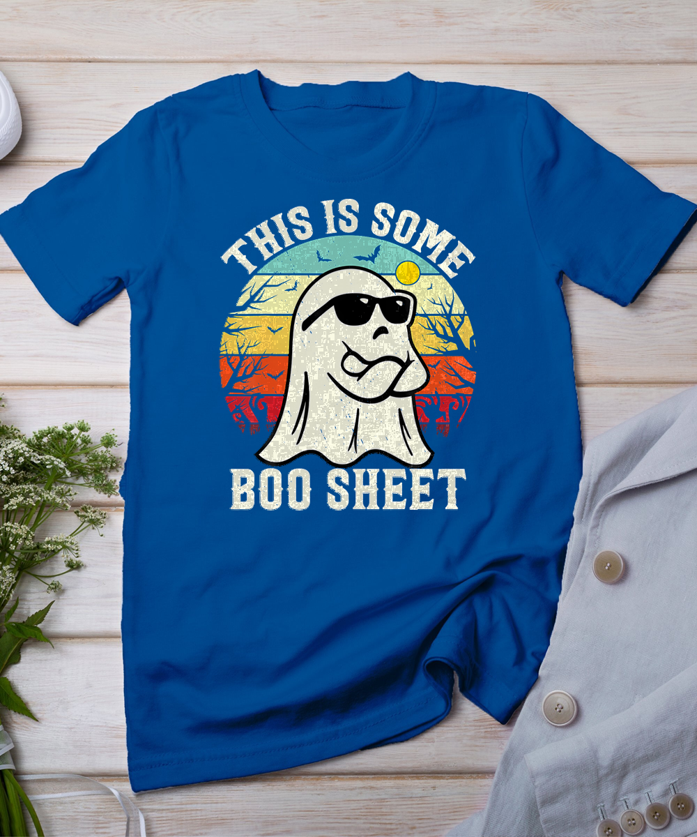 This Is Some Boo Sheet Ghost Retro Halloween Funny Halloween T-Shirt