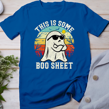 This Is Some Boo Sheet Ghost Retro Halloween Funny Halloween T-Shirt