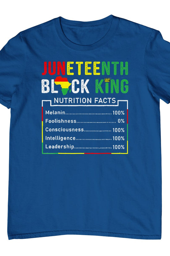 Awesome Juneteenth Black King Melanin Fathers Day Men Boys T-Shirt