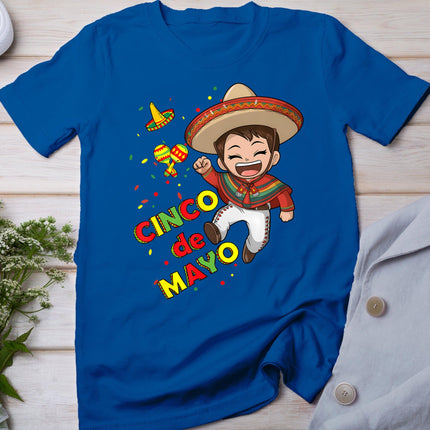 Cinco De Mayo For Kids Boys Mexican Design Awesome Fiesta T-Shirt