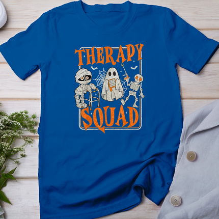 Halloween Therapy Squad Cute Ghost Mummy Skeleton OT PT SLP T-Shirt